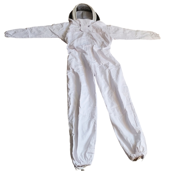 NWT Beekeepers 100% Cotton Coverall With Detachable Folding Veil Size XL - Picture 2 of 16